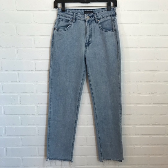 Kendall & Kylie Denim - Kendall & Kylie Raw Hem Jeans High Waist Sz 23